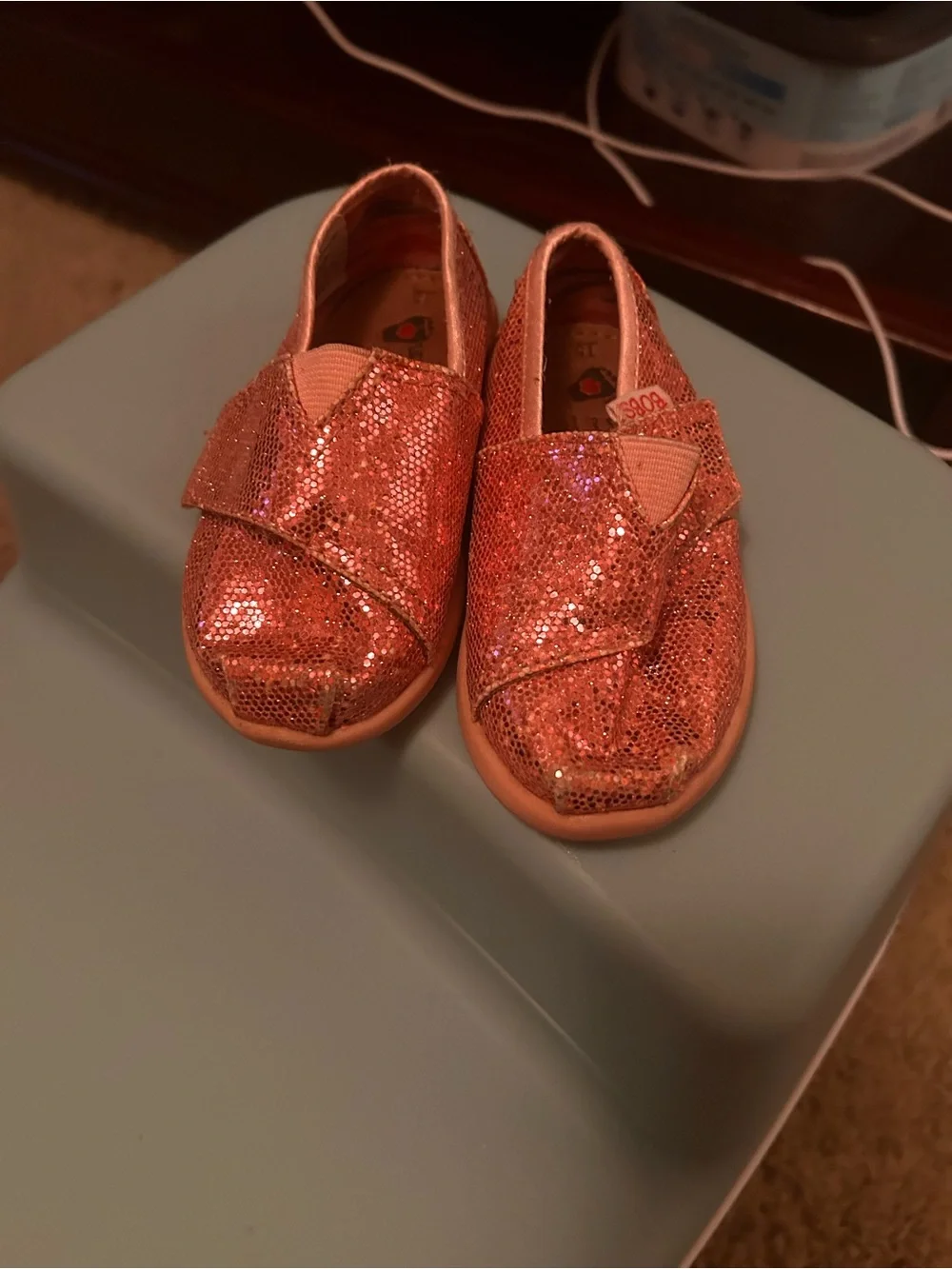 BOBS from Skechers Girls' Sequin Moccasins in Rose Pink